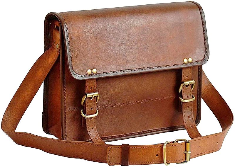 Leather Messenger Bag