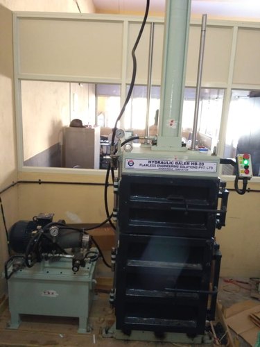 Mild Steel Hydraulic Baler Press, for Industrial, Capacity : 30 MT