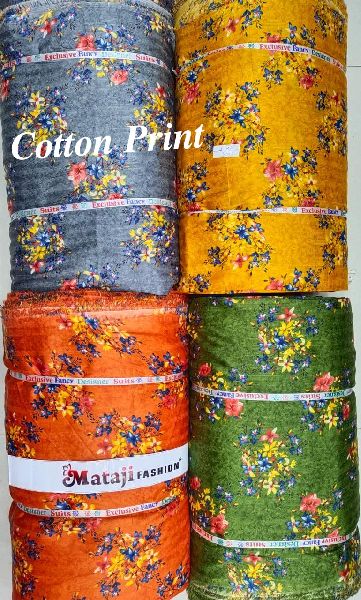 Cotton Printed Kurti Fabric