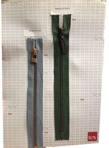 Tex Close End Colored Garment Zipper, Packaging Type : Packet
