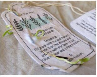 Plantable Seed Paper Gift Tags