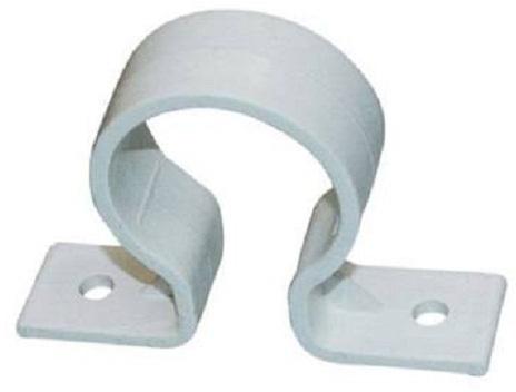 Polycab Color Coated Pipe Clamps, Color : White