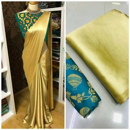Satin Saree Fabric