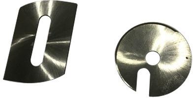 High Speed Steel (HSS) Cashew Cutting Blade, Color : Silver