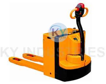 BATTERY OPERATED PALLET TRUCK, Capacity : 2200 kgs