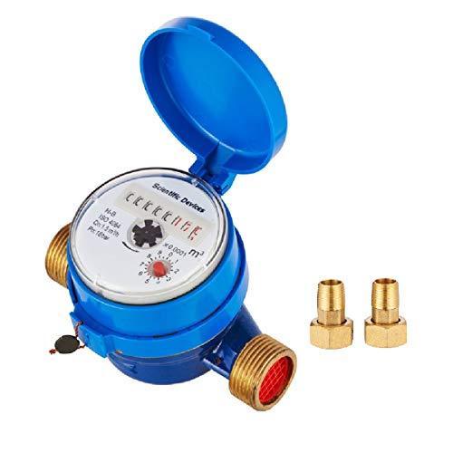 Sant Aluminum Residential Water Meter, for Measuring Liquids, Size : 0.5 - 2 Inch