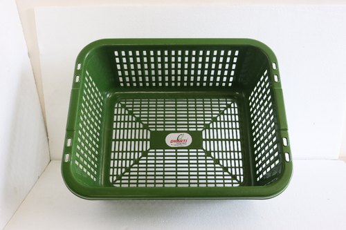 DHARTI Plastic Kitchen Basket, Shape : Rectangular