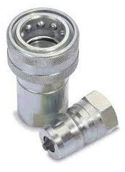 Mild Steel Pneumatic Quick Release Couplings, Color : Nickel or Chrome Plated