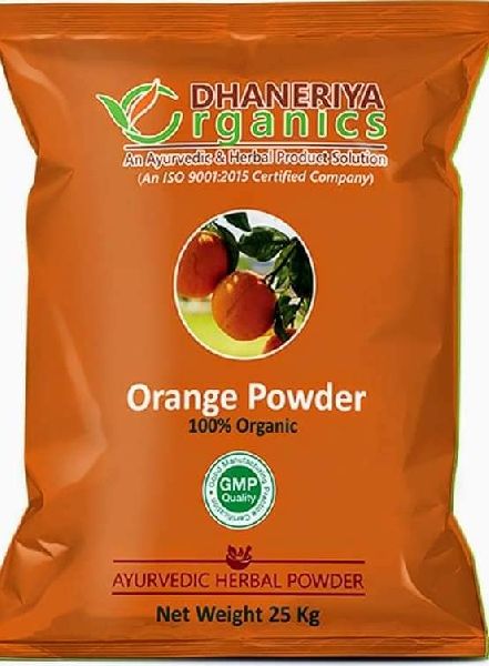 Dhaneriya organics orange peel powder, Shelf Life : 1year