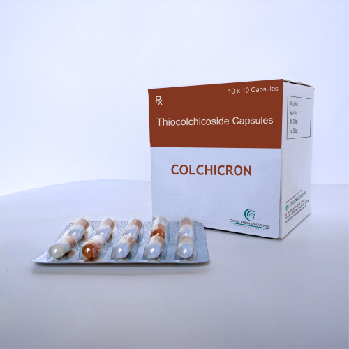 Thiocolchicoside Capsule at Best Price in Surat | Omicron Pharma