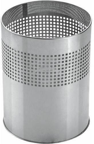 Teknic Stainless Steel Regular Dust Bin, Shape : Round