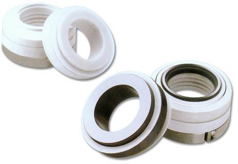 Teflon/Ceramic PTFE (Teflon) Seal, Color : White