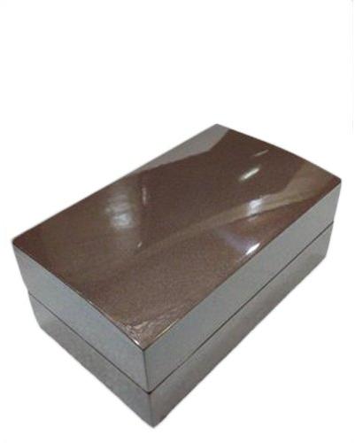 Rectangle Wooden Double Bangle Box, Color : Brown