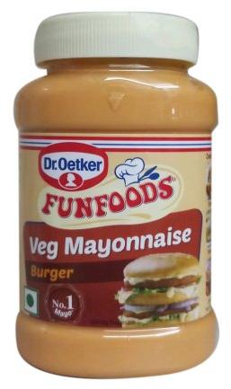 Dr. Oetker Burger Veg Mayonnaise, Packaging Type : Plastic Jar