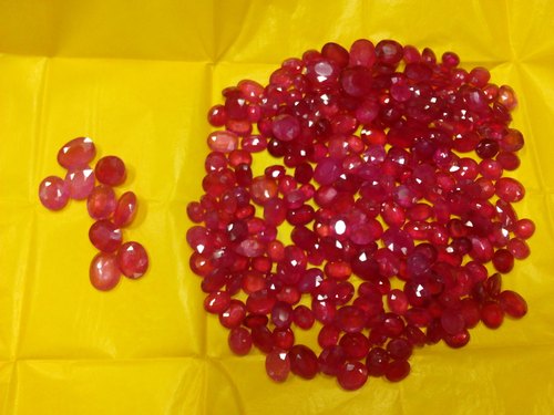 Ruby Gemstones, Size : 5 mm