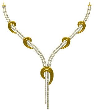 Diamond Necklace, Color : FG