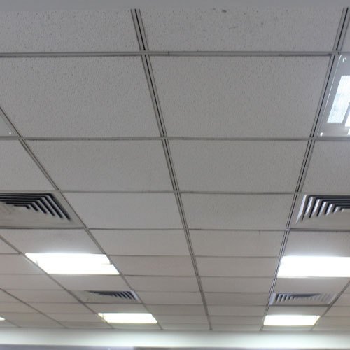 Aluminium T grid ceiling, Color : White