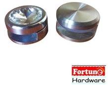 Round  SS Diamond Mirror Bracket, for Door Fitting, Packaging Type : Box