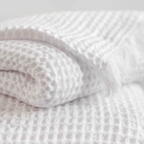 Cotton Checked Waffle Towel, Style : Dobby