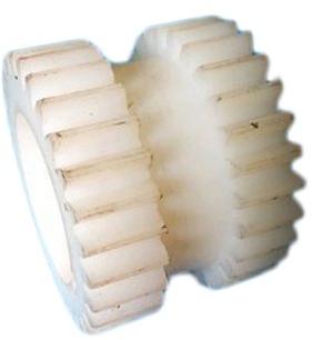 Round Nylon Pinion Gears, Color : White