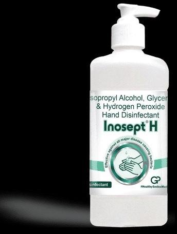 Inosept H Hand Disinfectant, Packaging Size : 500 ml- 5 ltr