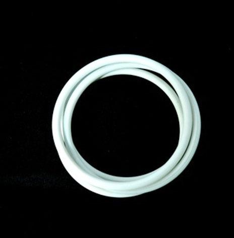 Round Double Coated TTV O Ring, Color : White