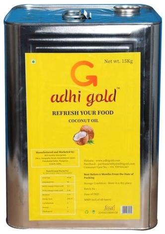 Adhi Gold Coconut Cooking Oil, Shelf Life : 6 month 