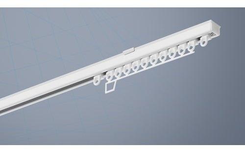 Aluminium Hand Operated Curtain Tracks, Color : White