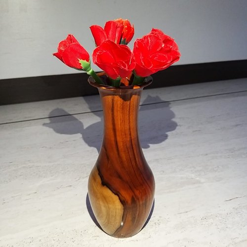 Wooden Flower Pot, Color : Brown