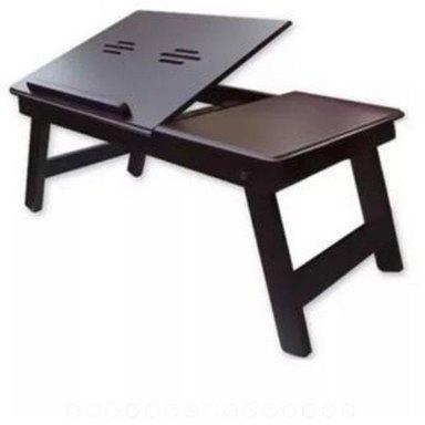 Wooden Laptop Table, Color : Black