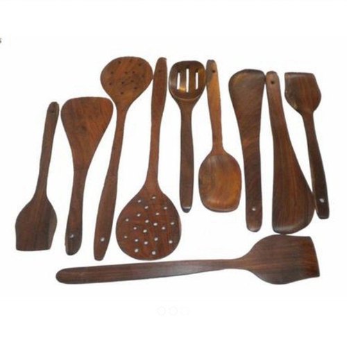 Wooden Spoon Set, Color : Brown