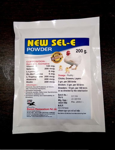 New SEL-E Poultry Supplement, Packaging Size : 200 Gm