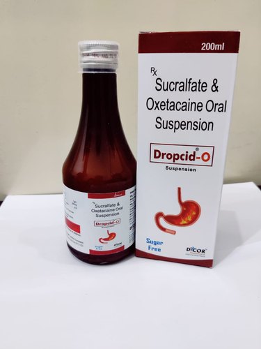 Sucralfate Oxetacaine Suspension, Form : Liquid