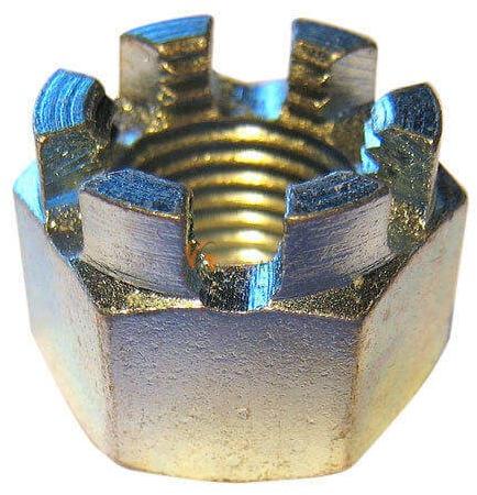 Slotted Hex Nuts, Standard : DIN, ASTM