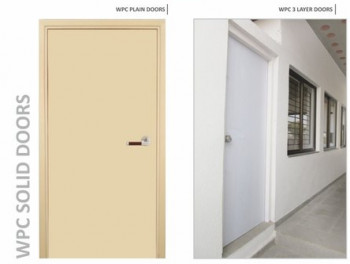 Hardy Plast WPC Bathroom Doors, for Homes, Hotels