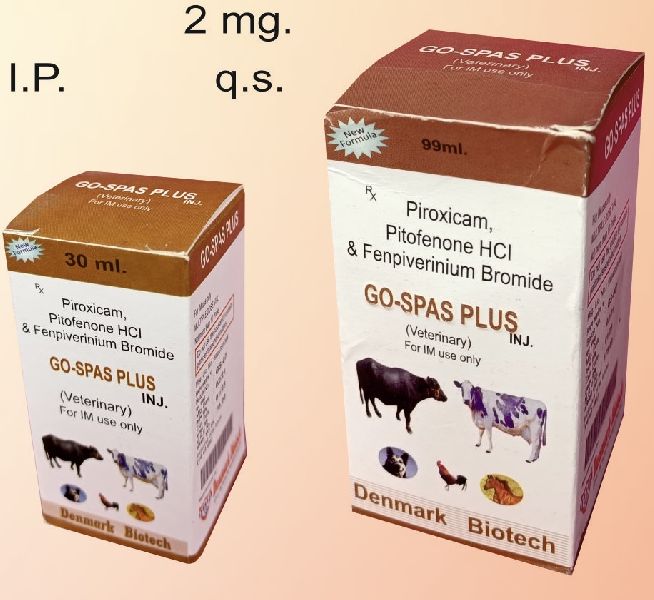 Go-Spas Plus Veterinary Injection, Packaging Size : 30ml, 99ml