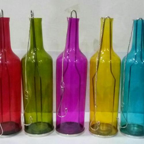 Colored Glass Bottle