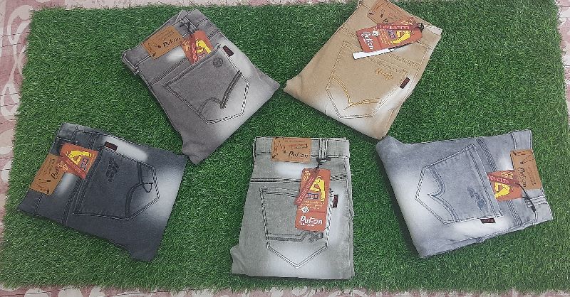 Faded Mens Denim Jeans, Length : 41-42 Inch