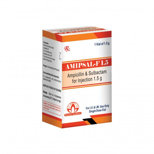 AMIPSAL-F 1.5 AMPICILLIN AND SULBACTAM INJECTION