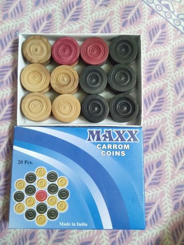 RKP Max Wooden Carrom Coins