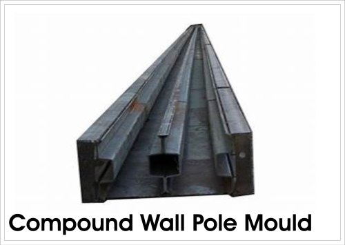 Rectangle Polished Metal Compound Wall Pole Mould, for Construction, Size : Customized