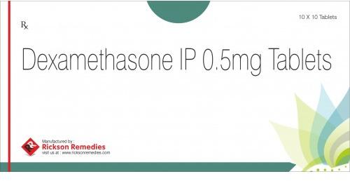 Dexamethasone Tablets, Packaging Size : 10x10 Tablet