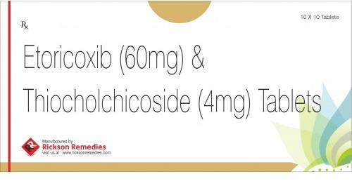 Etoricoxib and Thiocholchicoside Tablets