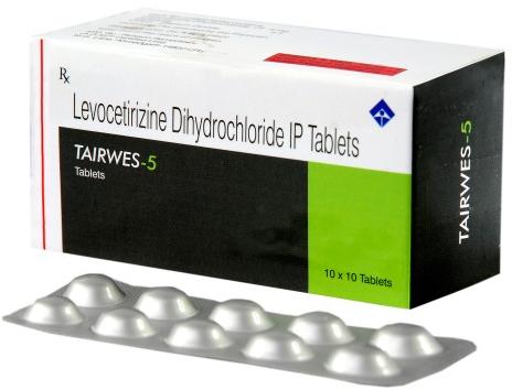 Rickson Remedies Levocetirizine Dihydrochloride IP Tablets, Packaging Type : Alu Alu