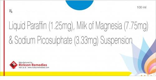 Liquid Paraffin Milk of Magnesia and Sodium Picosulphate Suspension