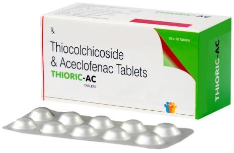 Rickson Remedies Thiocolchicoside And Aceclofenac Tablets, Medicine Type : Allopathic