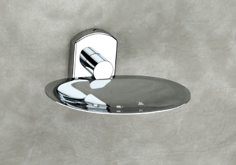 Soap dish, for Home Hotel, Color : Silver