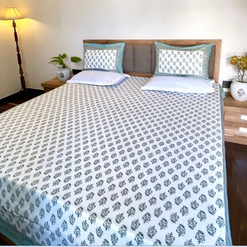 Buta Blue Bedsheets