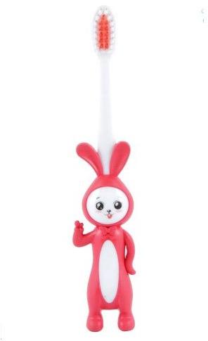 Hi Prox Plastic Bunny Toothbrush, Color : Red White
