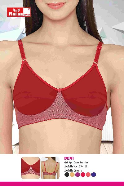 Plain Cotton Sports Bra With Hook at Rs 130/piece in Ahmedabad